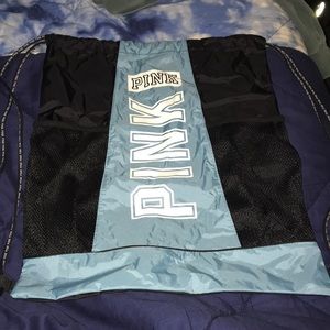 Brand new pink drawstring bag
